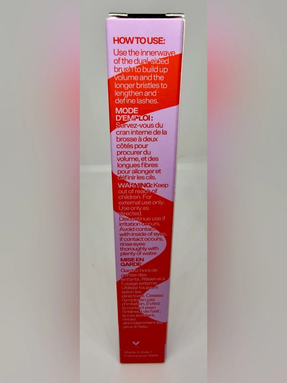 NIB. Tower 28 Make Waves Mascara with Curved Brush in Jet Black